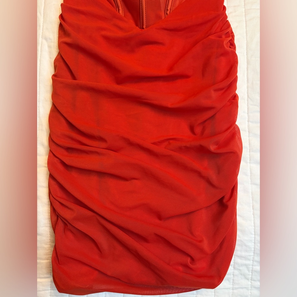 Oh Polly Paradis red corset dress NWT - Picture 7 of 11